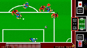 Fighting Soccer screen shot game playing